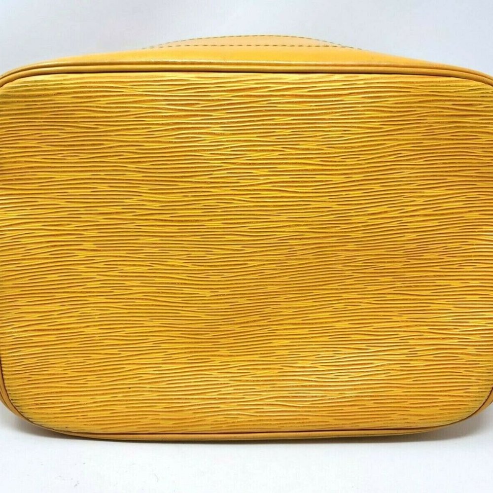 Auth Louis Vuitton Noe Yellow Epi Leather Bucket - Picture 9 of 11